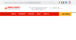 Desktop Screenshot of ambicashakti.com